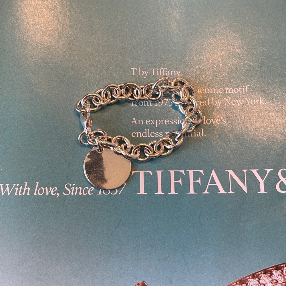 Tiffany & Co Rolo Link Retired Pls Return To Tiffany & Co NY Bracelet. D2999 - Picture 5 of 9
